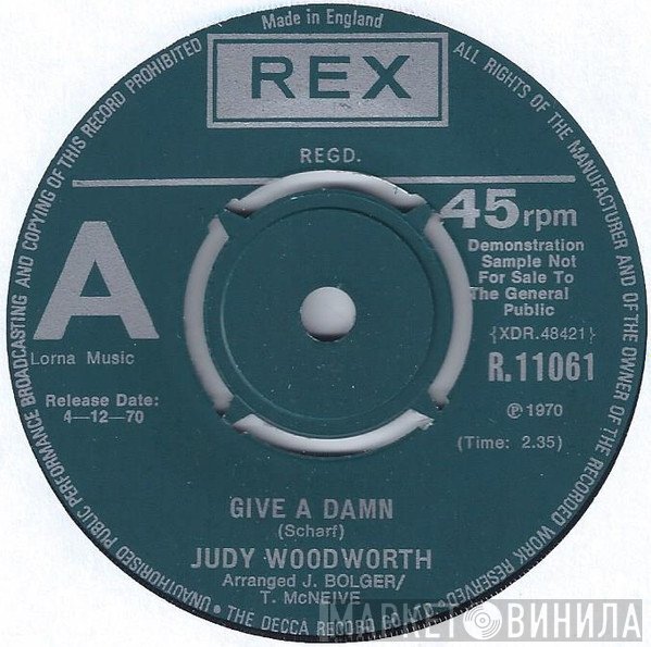 Judy Woodworth - Give A Damn