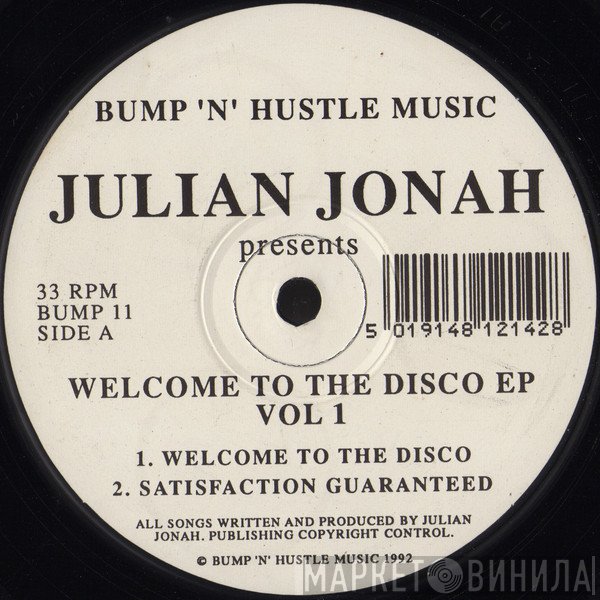 Julian Jonah - Welcome To The Disco EP Vol 1