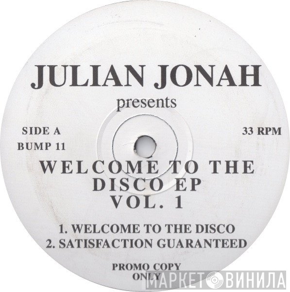 Julian Jonah - Welcome To The Disco EP Vol. 1