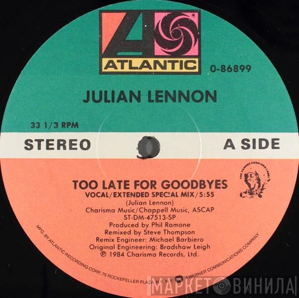 Julian Lennon  - Too Late For Goodbyes