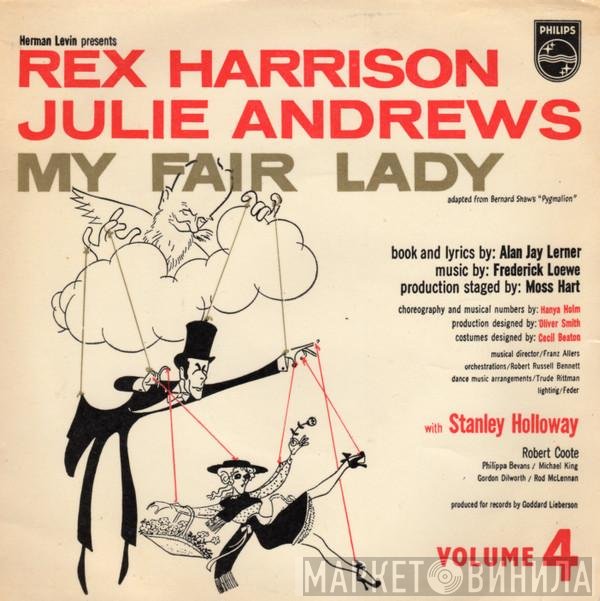 Julie Andrews, Frederick Loewe, Alan Jay Lerner, Stanley Holloway, Rex Harrison - Excerpts From "My Fair Lady" - Volume 4