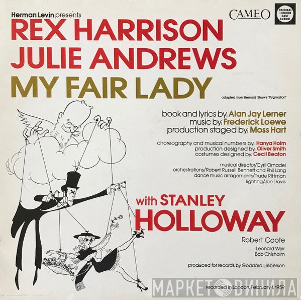 Julie Andrews, Frederick Loewe, Alan Jay Lerner, Stanley Holloway, Rex Harrison - My Fair Lady
