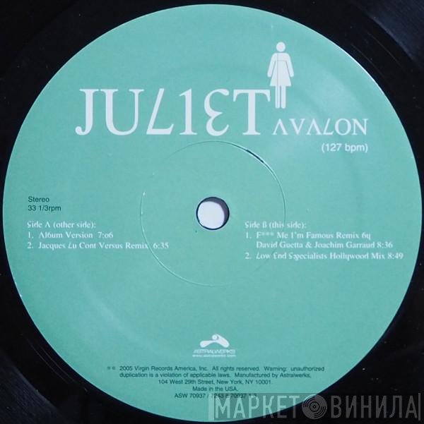 Juliet - Avalon
