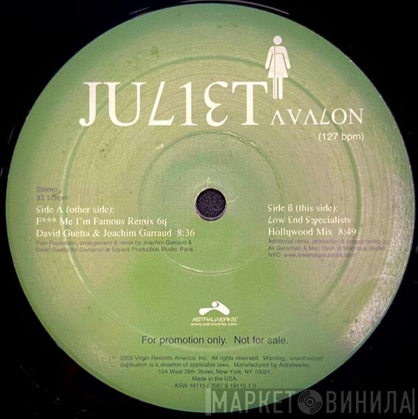 Juliet - Avalon