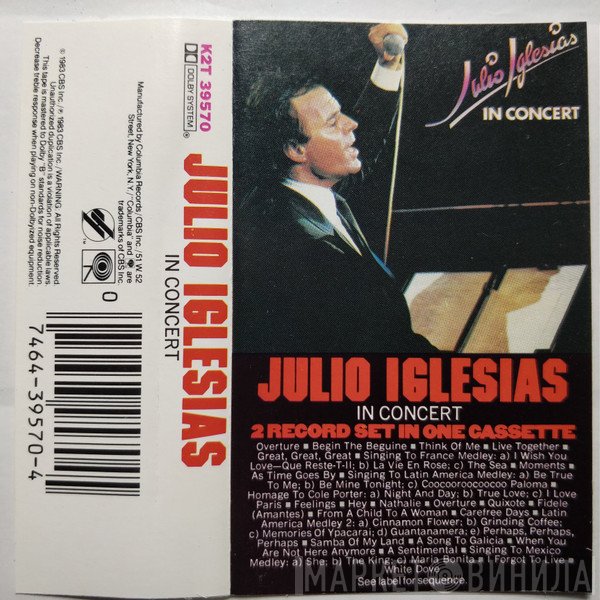 Julio Iglesias  - In Concert