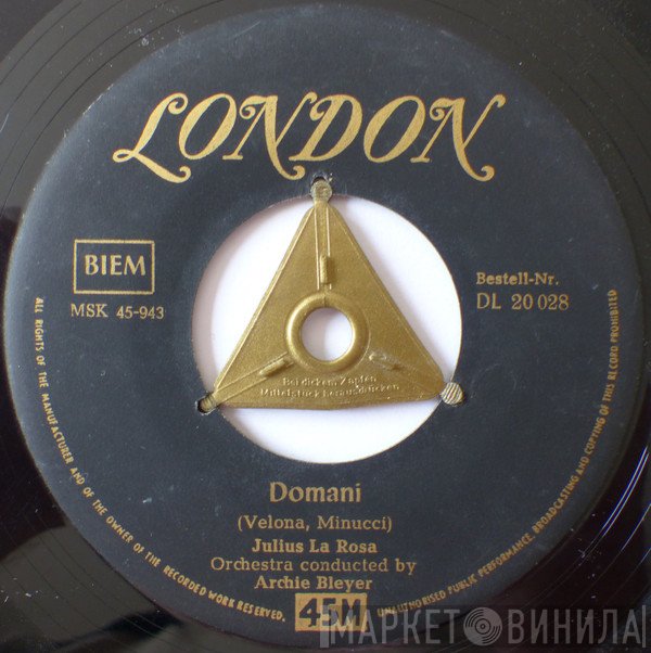 Julius La Rosa  - Domani / Mama Rosa