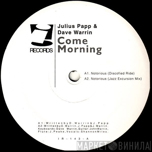 Julius Papp & Dave Warrin - Come Morning