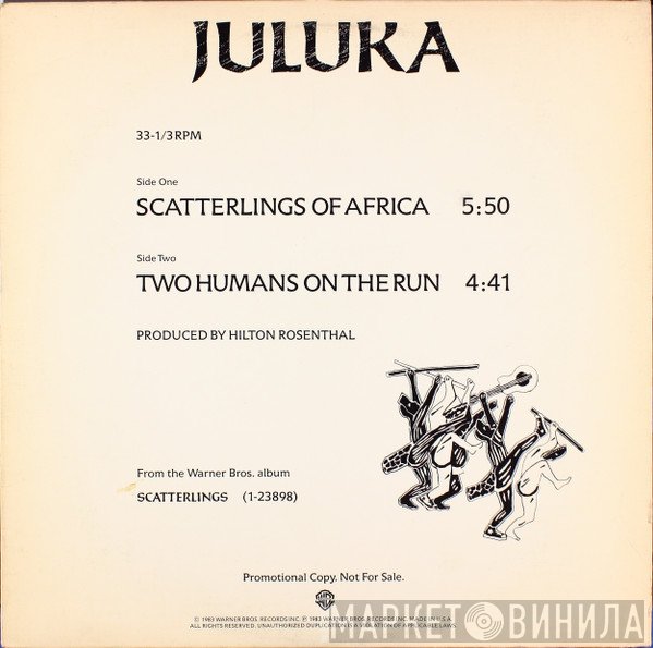 Juluka - Scatterlings Of Africa / Two Humans On The Run