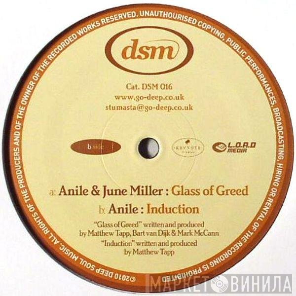 June Miller, Anile - Glass Of Greed / Induction