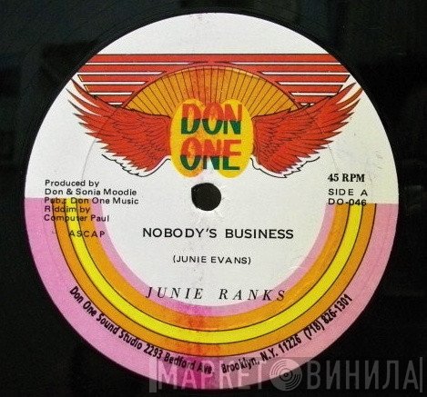 Junie Ranks, Terrible Cat - Nobody's Business / Independent Woman