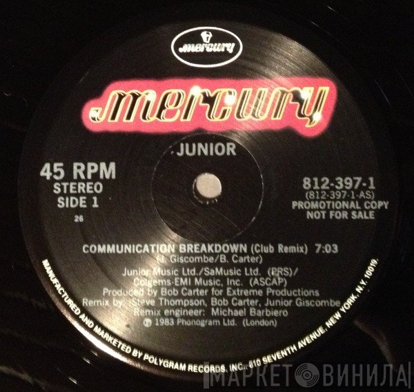 Junior   - Communication Breakdown