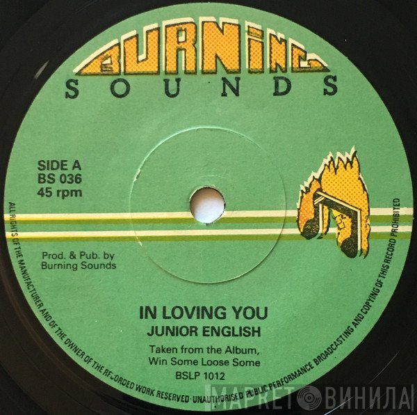 Junior English  - In Loving You