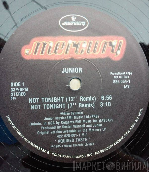 Junior   - Not Tonight