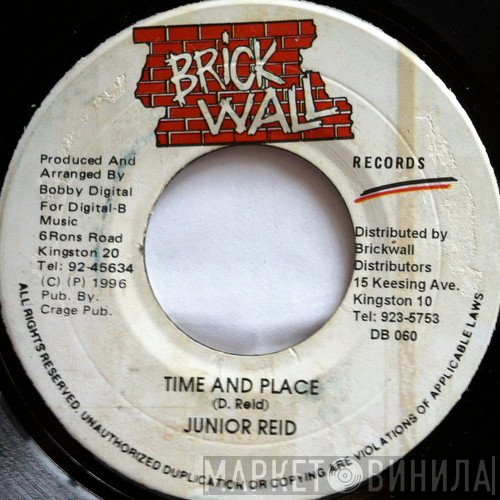 Junior Reid  - Time And Place