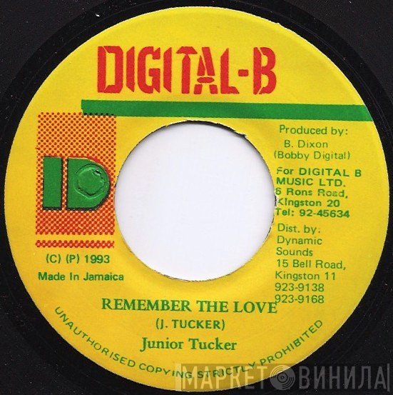 Junior Tucker - Remember The Love