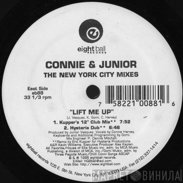 Junior Vasquez, Connie Harvey - Lift Me Up (The New York City Mixes)
