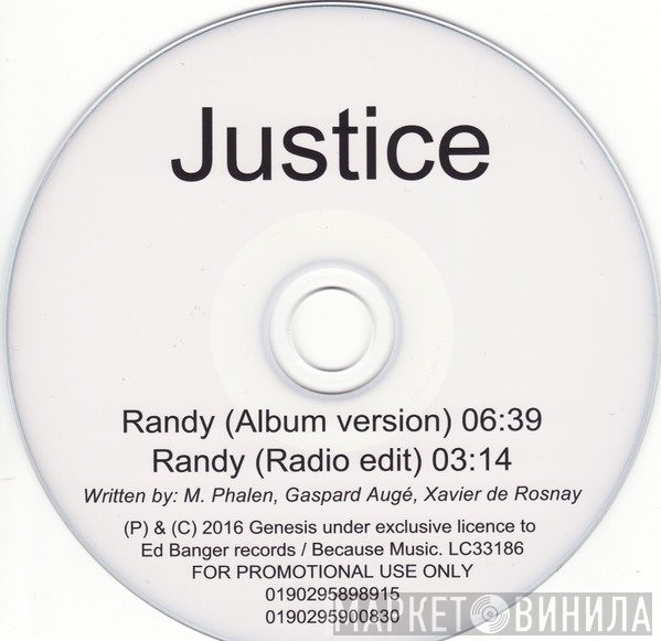 Justice   - Randy