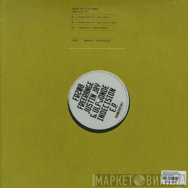 Justin Jay , Ulf Blonde - Indecision EP