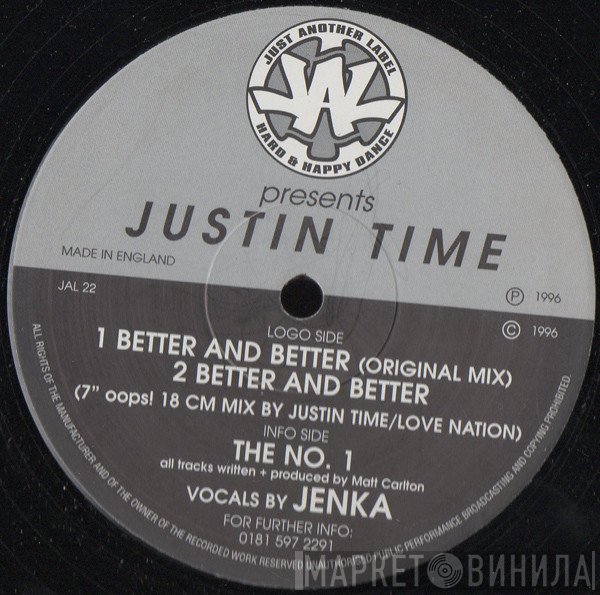 Justin Time - Better And Better / The No. 1