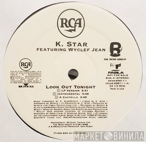 K. Star Feat. Wyclef Jean  - Look Out Tonight