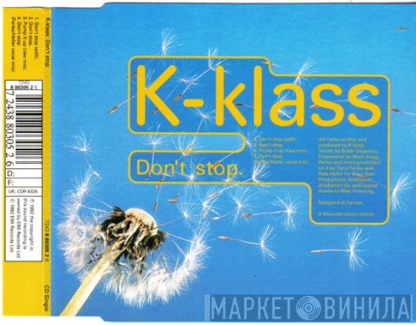 K-Klass - Don't Stop