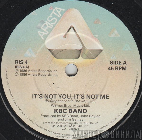 KBC Band  - It's Not You, It's Not Me