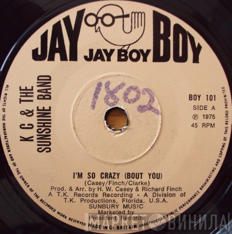 KC &amp; The Sunshine Band - I'm So Crazy (Bout You)