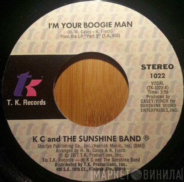 KC &amp; The Sunshine Band - I'm Your Boogie Man