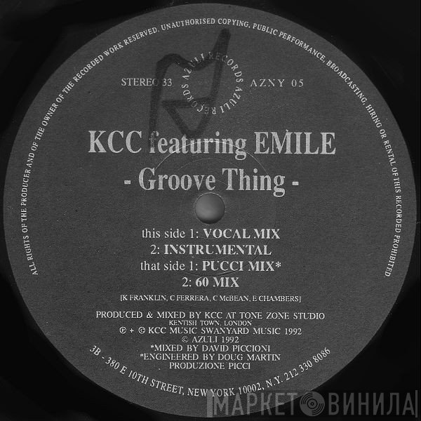 KCC, Emile Chambers - Groove Thing