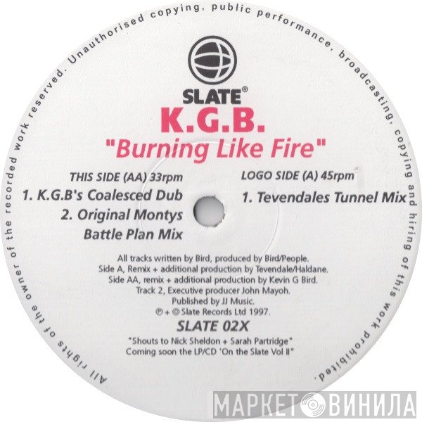 KGB - Burning Like Fire