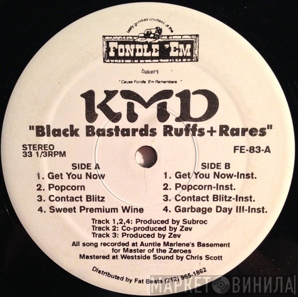 KMD  - Black Bastards Ruffs+Rares