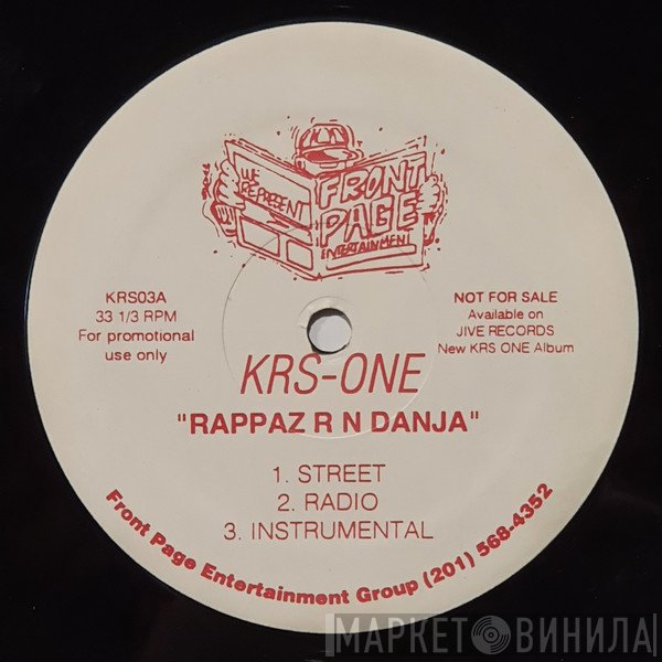KRS-One  - Rappaz R N Danja