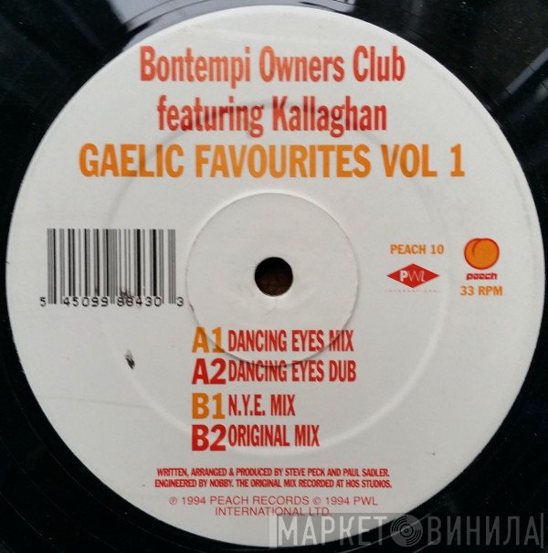 Kallaghan, Bontempi Owners Club - Gaelic Favourites Vol 1
