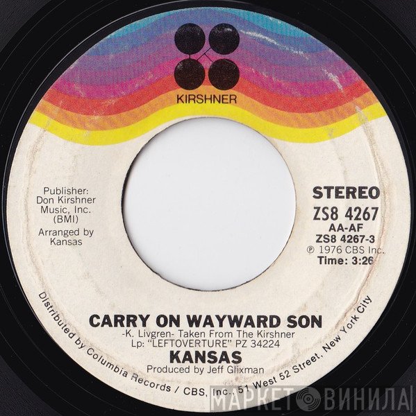 Kansas   - Carry On Wayward Son