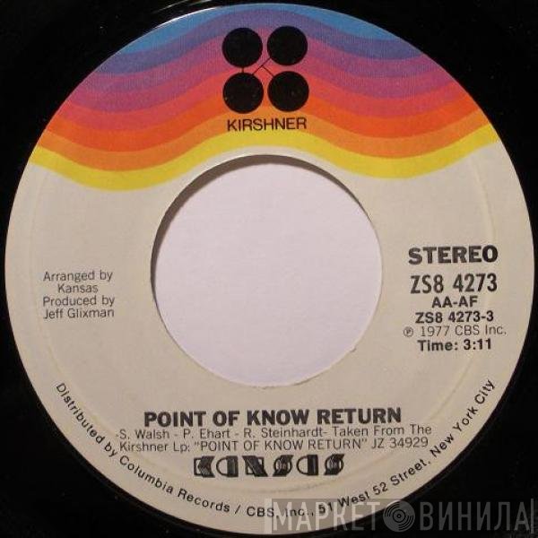 Kansas   - Point Of Know Return