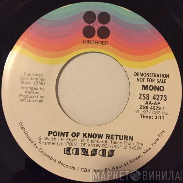 Kansas   - Point Of Know Return