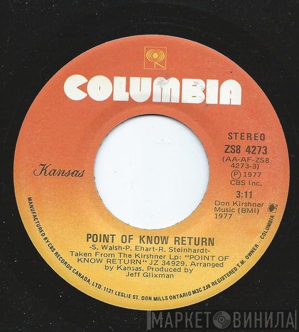 Kansas   - Point Of Know Return