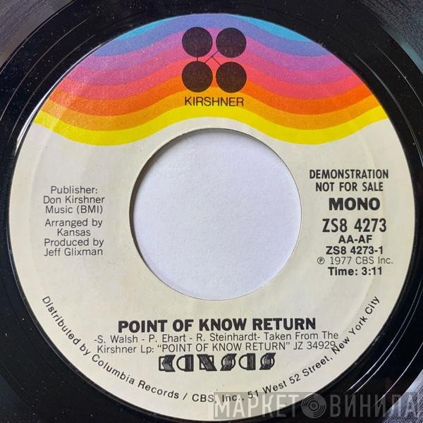 Kansas   - Point Of Know Return