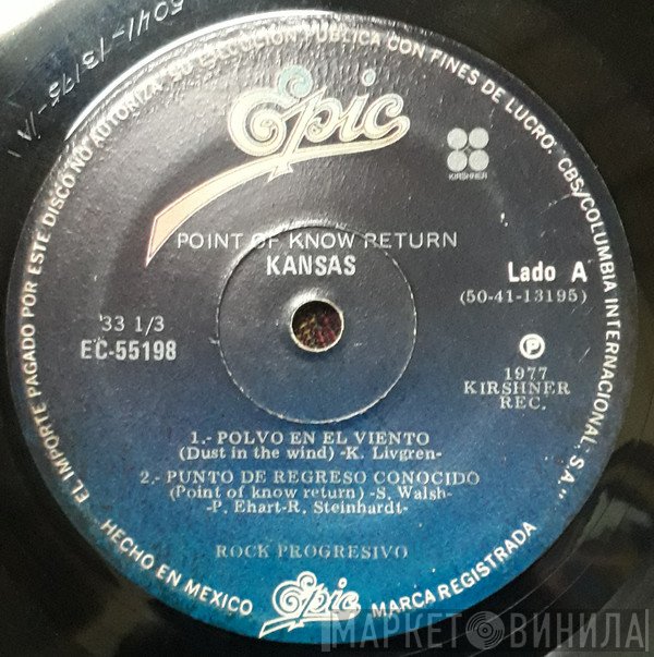 Kansas   - Point Of Know Return
