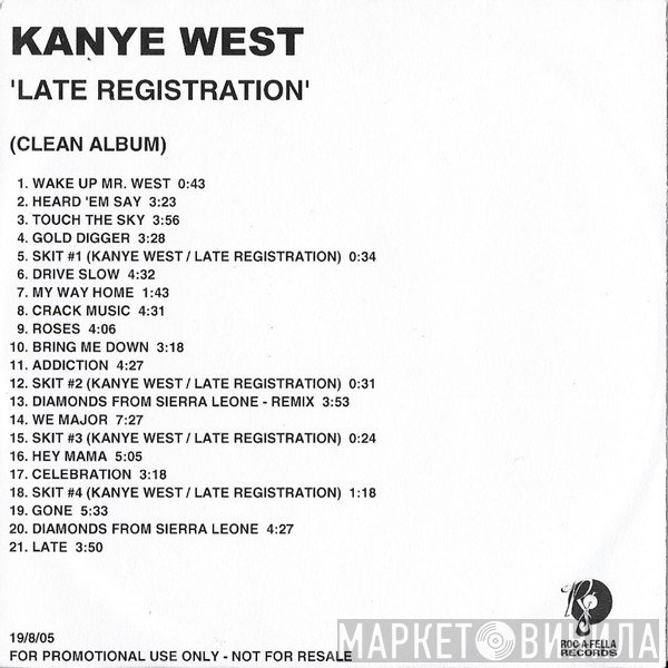Kanye West  - Late Registration