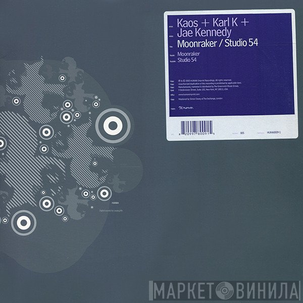 Kaos + Karl K + Jae Kennedy - Moonraker / Studio 54