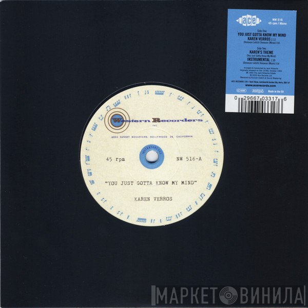 Karen Verros - You Just Gotta Know My Mind