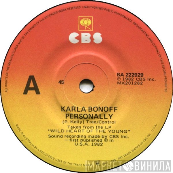 Karla Bonoff  - Personally