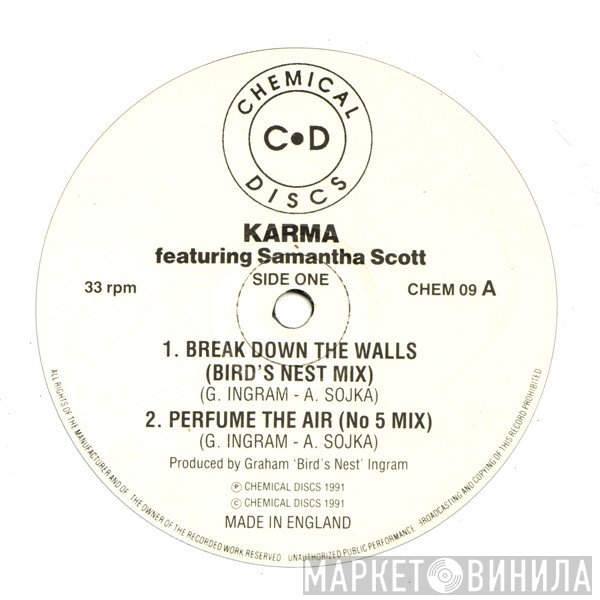 Karma , Samantha Scott - Break Down The Walls