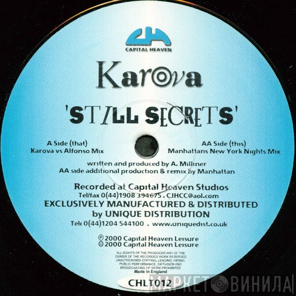 Karova - Still Secrets