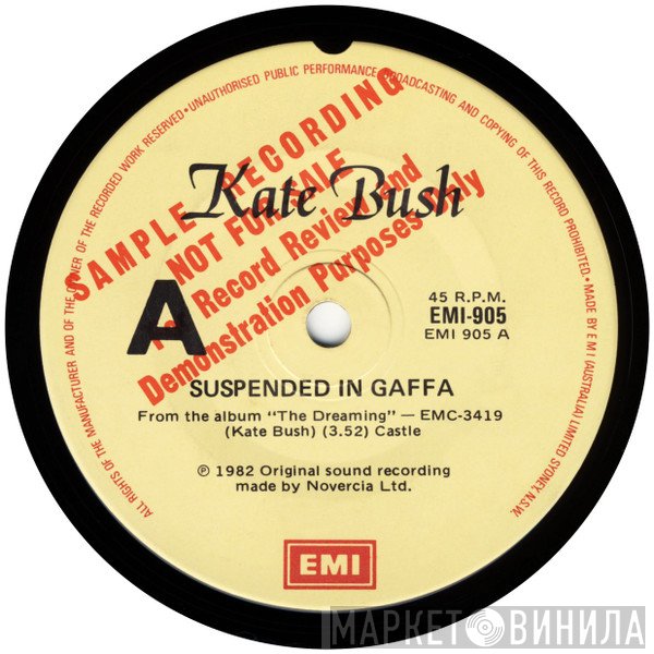 Kate Bush  - Suspended In Gaffa