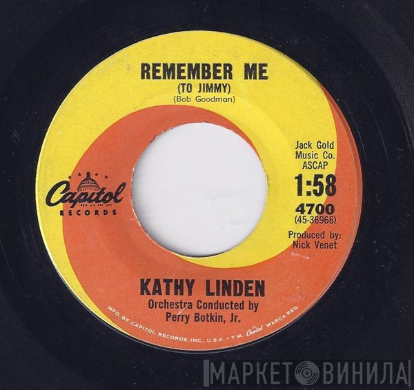 Kathy Linden  - Remember Me (To Jimmy)