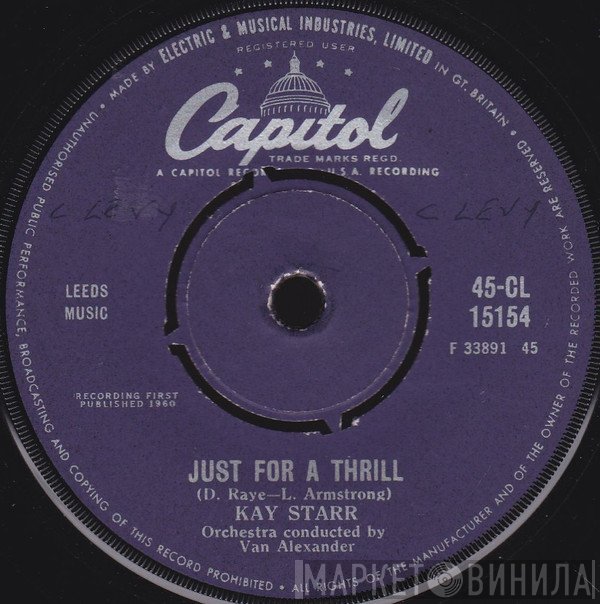 Kay Starr - Just For A Thrill / Out In The Cold Again