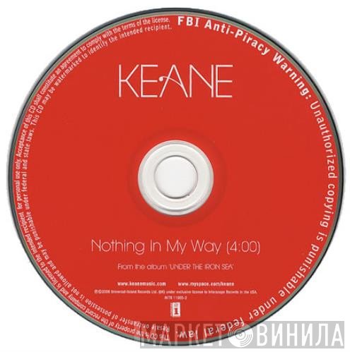 Keane  - Nothing In My Way