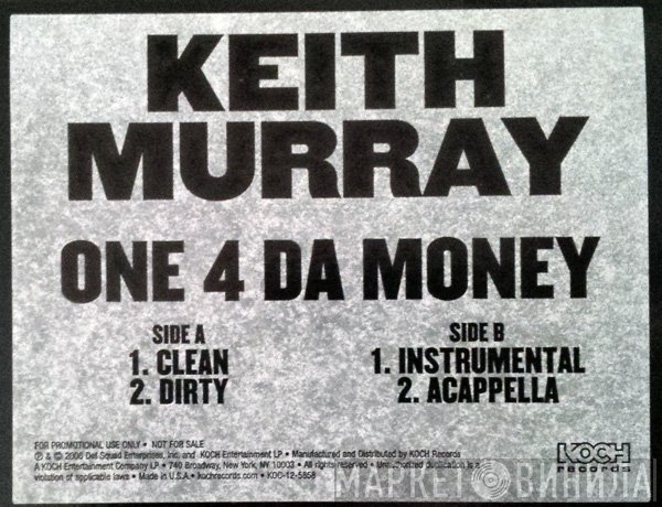 Keith Murray  - One 4 Da Money
